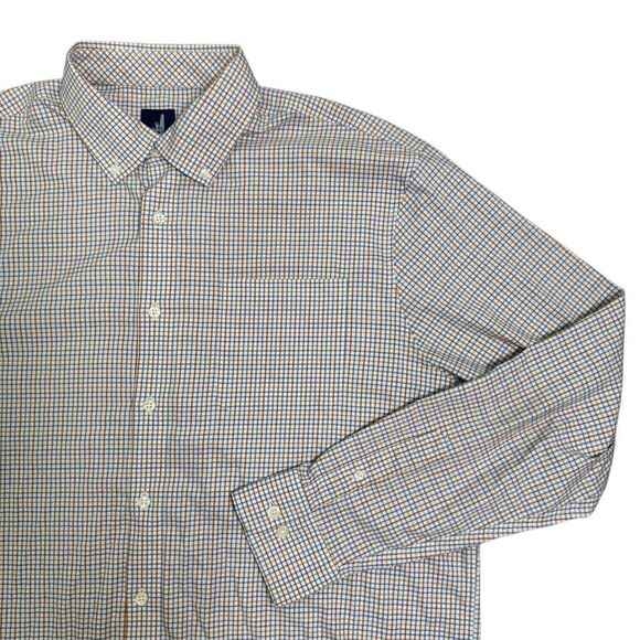Johnnie-O Performance Button Down Shirt Plaid Men’s‎ Size X-Large XL - Picture 1 of 9